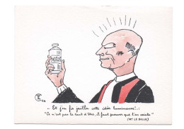Illustration Signée Ph. C - Publicité Pour Le Produit MIROR - Homme Chauve - Imprimerie Lavialle - Otros & Sin Clasificación