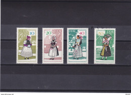 RDA 1968 COSTUMES III Yvert 1049-1052, Michel 1353-1356 NEUF** MNH Cote Yv 5 Euros - Unused Stamps