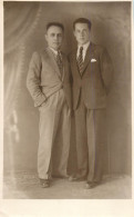 Social History Souvenir Vintage Photo Postcard Elegant Men - Photographie