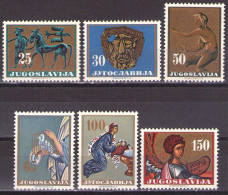 Yugoslavia 1962 - Art - Mi 1026-1031 - MNH**VF - Unused Stamps