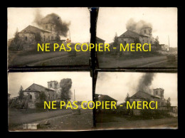 GUERRE 14/18 - VILLE-EN-WOEVRE (MEUSE) - BOMBARDEMENT DU 4 MARS 1915 - FORMAT 11.5 X 8 CM - Krieg, Militär