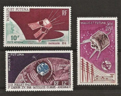 Wallis Et Futuna YT PA 20-22-25A-26 Satellites Telecom N** MNH - Unused Stamps