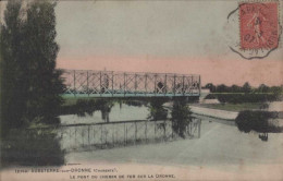 AUBETERRE Sur DRONNE Le Pont Du Chemin De Fer Sur La Dronne  (color) - Sonstige & Ohne Zuordnung