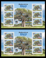 TOGO 2024 MS 6V - REGULAR & OVERPRINT - BAOBAB TREE TREES ARBRES ARBRE - BIODIVERSITY BIODIVERSITE - MNH - Alberi