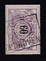 DDGG 273 -- Cie Privée Du Chemin De Fer LIEGEOIS-LIMBOURGEOIS -- Timbre TR 22 Cachet S.S. ZONHOVEN 1897 - RARE - Autres & Non Classés
