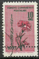 Turkey; 1955 Istanbul Spring And Flower Festivity 10 K. ERROR "Double Perf." - Usados