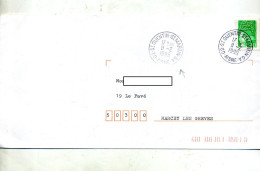 Lettre Cachet Saint Quentin Saint Martin Annexe GA - Cachets Manuels