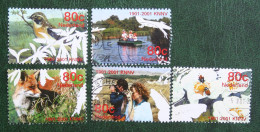 Hart Voor De Natuur Bird Complete Set NVPH 1952-1956 (Mi 1856-1860) 2001 Gestempeld / USED NEDERLAND / NIEDERLANDE - Oblitérés