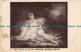 R084061 Musee Du Louvre. Fragonard. Bacchante Endormie. No 294 - World