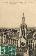 21 - Dijon - Eglise Notre Dame - Vue Prise De La Tour Des Etats De Bourgogne - Oblitération Ronde De 1908 - CPA - Voir S - Dijon