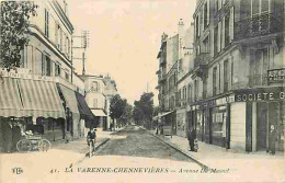 94 - La Varenne Chennevières - Avenue Du Mesnil - Animée - CPA - Voir Scans Recto-Verso - Other & Unclassified