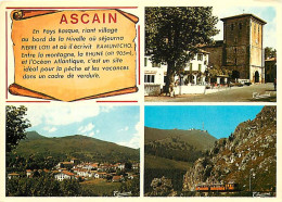 64 - Ascain - Multivues - Train - CPM - Voir Scans Recto-Verso - Ascain