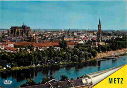 57 - Metz - La Moselle  Le Terrain De Camping - La Cathédrale Saint Etienne - CPM - Voir Scans Recto-Verso - Metz