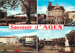 47 - Agen - Multivues - Automobiles - CPM - Voir Scans Recto-Verso - Agen