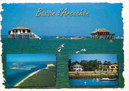 33 - Bassin D'Arcachon - Multivues - Cabanes Tchanquées - CPM - Voir Scans Recto-Verso - Andere & Zonder Classificatie