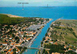 17 - Ile D'Oléron - Boyardville - Vue Générale Aérienne - Le Port Et La Plage - 
A L'arrière Plan - 
Le Fort Boyard - 
L - Ile D'Oléron