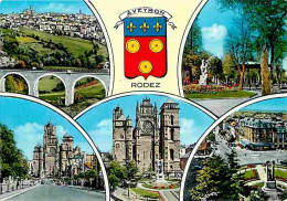 12 - Rodez - Multivues - Blasons - Carte Neuve - CPM - Voir Scans Recto-Verso - Rodez