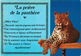 Animaux - Fauves - Panthère - La Prière De La Panthère - CPM - Voir Scans Recto-Verso - Sonstige & Ohne Zuordnung