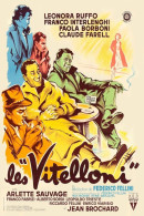 Cinema - Les Vitelloni - Arlette Sauvage - Illustration Vintage - Affiche De Film - CPM - Carte Neuve - Voir Scans Recto - Afiches En Tarjetas