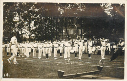 Social History Souvenir Vintage Photo Postcard Children Parade Band Teamwork - Photographie