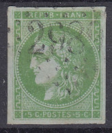 TIMBRE FRANCE BORDEAUX N° 42B OBLITERATION GC 2989 PORT STE MARIE - COTE 220 € - 1870 Bordeaux Printing