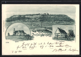 Lithographie Spaichingen, Gasthaus Und Kirche Auf Dem Dreifaltigkeitsberg  - Sonstige & Ohne Zuordnung