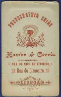 Portugal - PHOTOGRAPHIA UNIÃO, Xavier & Corrêa. Rua Do Limoeiro, Lisboa -|- Photography - 6,5x10,5 Cm. - Old (before 1900)