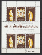 Ascension  MiNr. 229-231 **, Mint, MNH  Queen Elizabeth Coronation  (0322) - Ascension