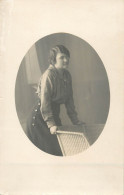 Social History Souvenir Real Photo Elegant Woman Coiffure - Photographie