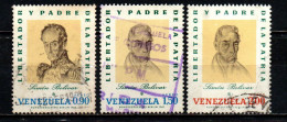 VENEZUELA - 1969 - EFFIGIE DI SIMON BOLIVAR - PADRE DELLA PATRIA - POSTA AEREA - USATI - Venezuela