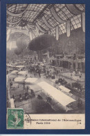 CPA Aviation > Montgolfières Exposition Grand Palais 1909 Circulée - Mongolfiere