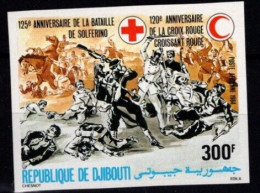 Djibouti 1983 Nobel Red Cross Croix Rouge  Imperf  MNH - Prix Nobel