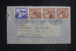 CHILI - Lettre Par Avion Vol Intérieur - 1952 - Défaut - A 2950 - Chili