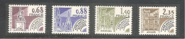 FRANCE - 1979. Préoblitérés - Série Complète Monuments Historiques. Y&T N°162 à 165. Neuve Sans Charnière.TB - 1964-1988