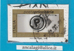 USATI ITALIA POSTA PRIORITARIA 2004 - Ref.1436 "6^ Emissione" 1 Val. Da € 1,40 - - 2001-10: Usados