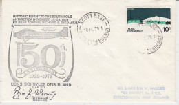 Ross Dependecy USNS Schuyler Otis Bland 50th Ann. Historic Flight Signature Ca Scott Base 10 FEB 1979 (RT212) - Polareshiffe & Eisbrecher