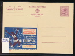 BELGIUM PPS  SBEP 21 PUBLIBEL 2036 THERMIC FN UNUSED - Werbepostkarten