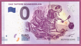 0-Euro XEFF 2019-1 DAS TAPFERE SCHNEIDERLEIN - GRIMMS MÄRCHEN SERIE - Essais Privés / Non-officiels