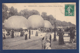 CPA Aviation > Montgolfières Aérostation Versailles Circulée - Fesselballons