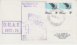 Ross Dependency O.U.A.E. 1973 - 1974 NZARP Ca Scott Base 26 DEC 1973 (RT215) - Lettres & Documents