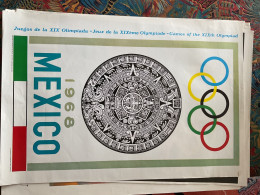 Affiche Jeux Olympiques D'été 1968 MEXICO - 550 X 810  - A1 - Afiches