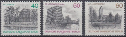 Berlin Mi.Nr. 578-80  Berlin-Ansichten - Belvedere - Shellhaus - Alt-Lichtenrade - Unused Stamps