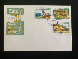 FDC Anguilla - 29/11/1982 - Walt Disney - Winnie The Pooh - L'Ourson - Disney