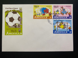 FDC Anguilla - 03/08/1982 - Walt Disney - World Cup 82' - Disney