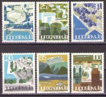 Yugoslavia 1963 - Tourist Resorts III - Mi 1040-1045 - MNH**VF - Unused Stamps