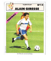 GF2310 - FICHE JOURNAL DE MICKEY - ALAIN GIRESSE - Autres & Non Classés