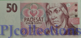 CZECH REPUBLIC 50 KORUN 1997 PICK 17a UNC - Tsjechië