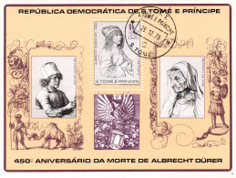 Republica Democratica De S. Tomas R Principe Foglietto 1979 - Sao Tome En Principe