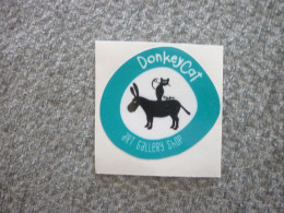 DonkeyCat Art Gallery Shop Hydra Greek Greek Sticker (donkey Cat Related) - Aufkleber