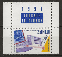 FRANCE MNH ** 2689 Avec Vignette Les Métiers De La Poste Le Tri Postal Journée Du Timbre 1991 - Nuevos